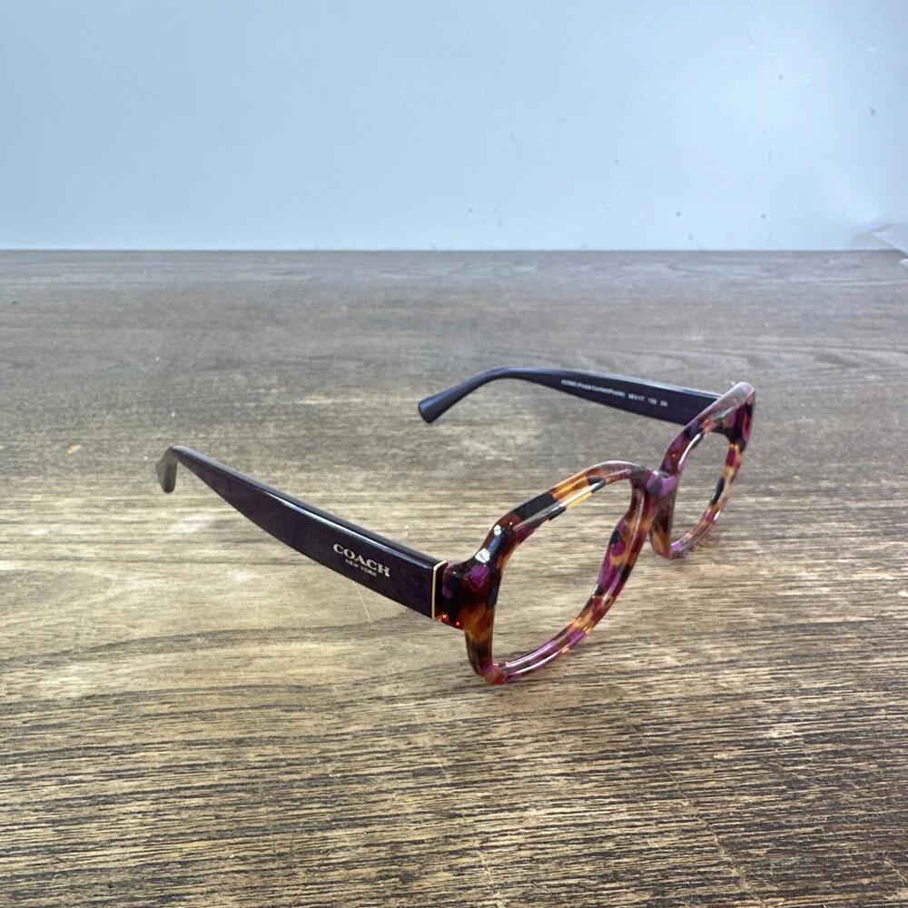 Coach Sunglasses FRAMES ONLY HC8160 (L145) 533990 Purple Confetti Oversized 56 - Picture 2 of 5